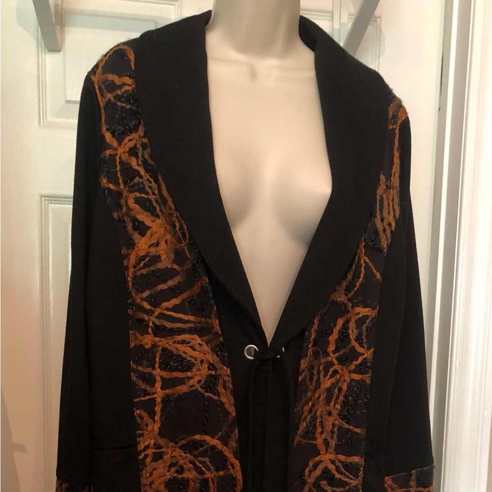 Goa Long Blazer gray with accents Size 14